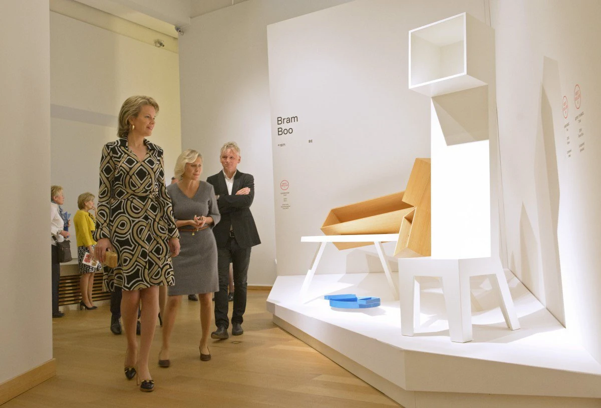 Queen Mathilde visits exhibiton Power of Objects in Brussels
