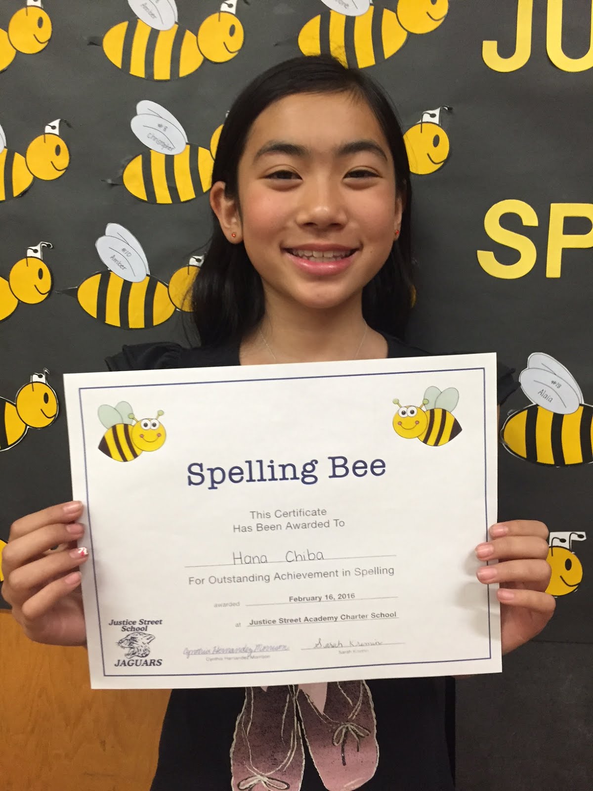 Mrs. Do's Class Spelling Bee Contestants