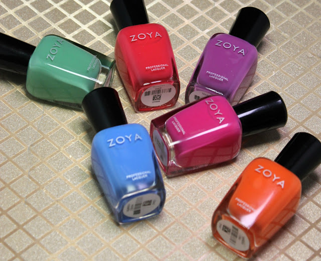 zoya, sunset collection, summer 2016, nail polish, everyday zoya, press sample