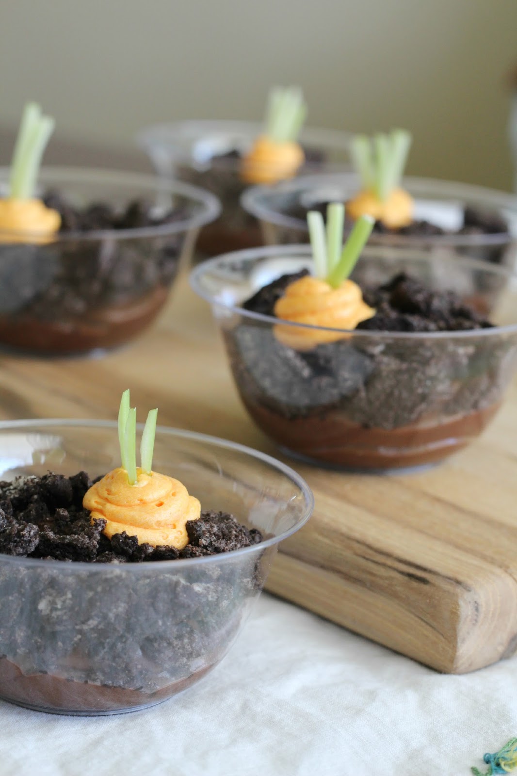 Emmy in her Element No bake carrot pudding pots