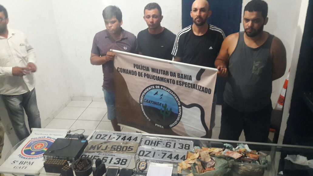 Força-tarefa desarticulada quadrilha de assaltos a banco em Petrolina
