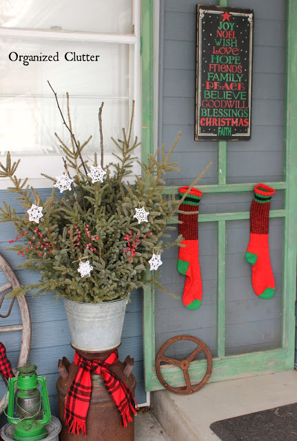 A YOU CUT Tree Farm Christmas Covered Patio - Organized Clutter