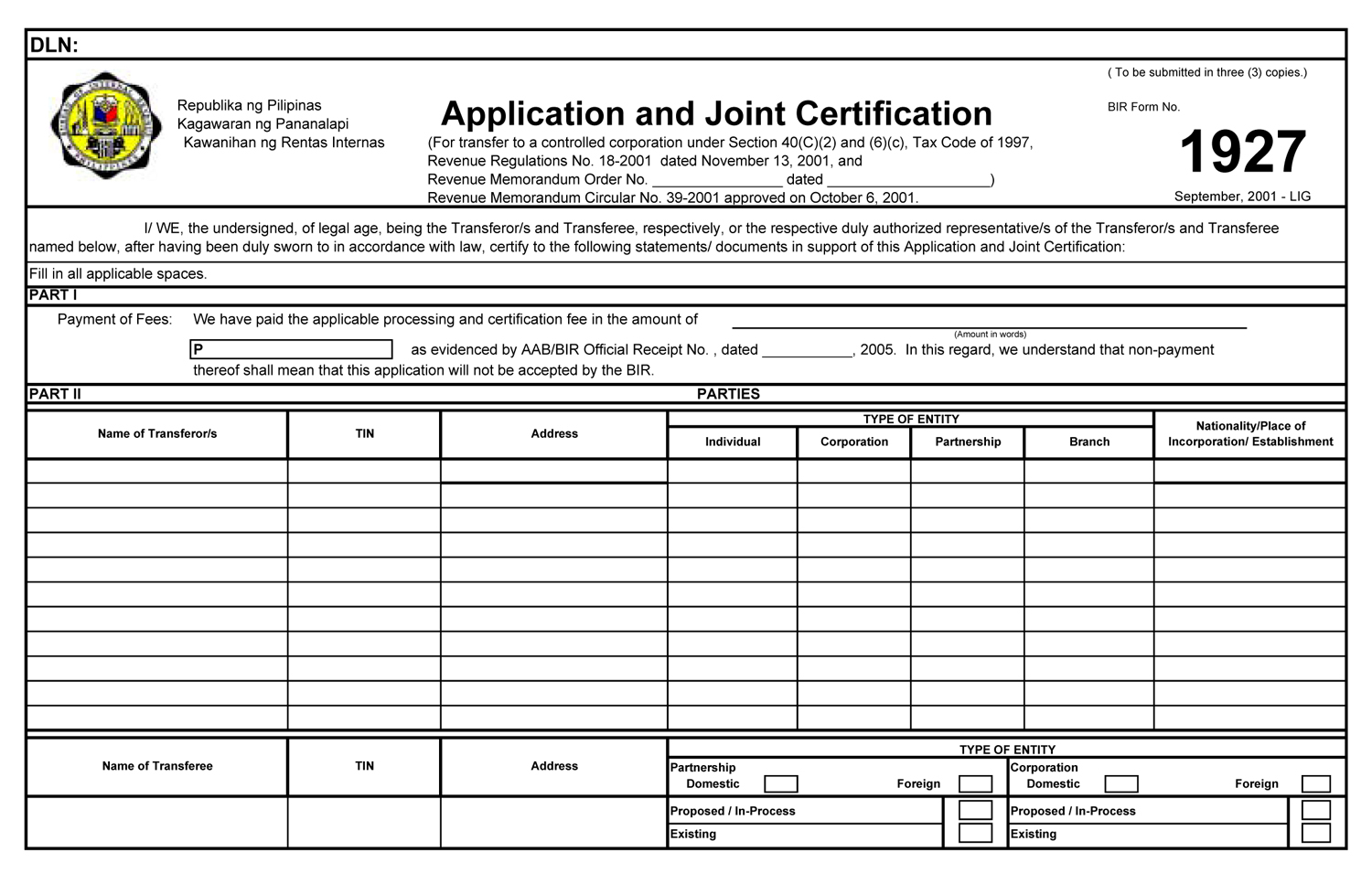 Bir Form 1700 Download