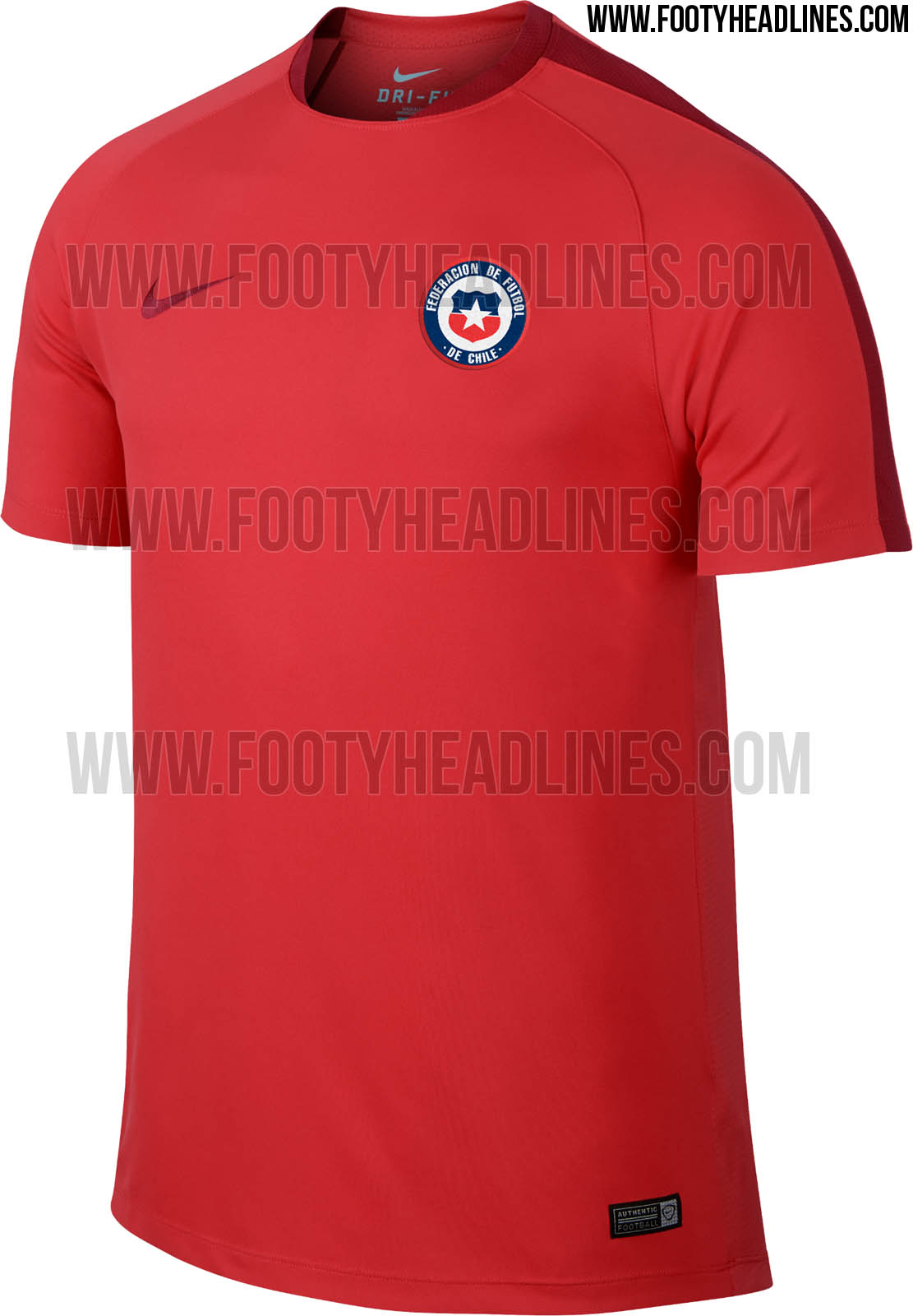 Nike Chile 201516 Training Kits Leaked Footy Headlines