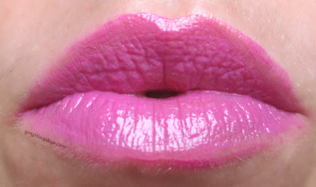 Dirty Little Secret lipstick in Guilty Pleasure, swatch, @girlythingsby_e