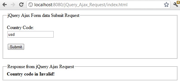 Programmers Sample Guide: jQuery and response example - Java MySQL and JSON