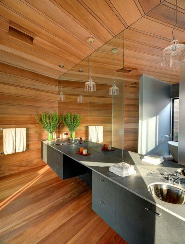 Top 32 interior design ideas for bathroom: simply as a synonym for modern