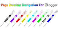 page number navigation for blogger