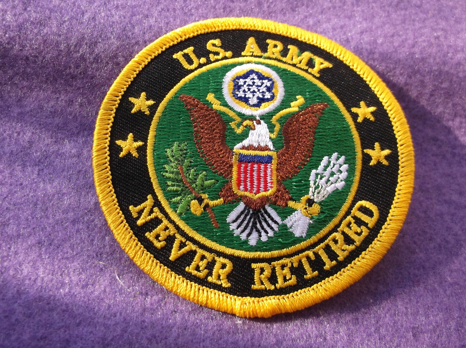 U.S. ARMY *NEVER RETIRED*