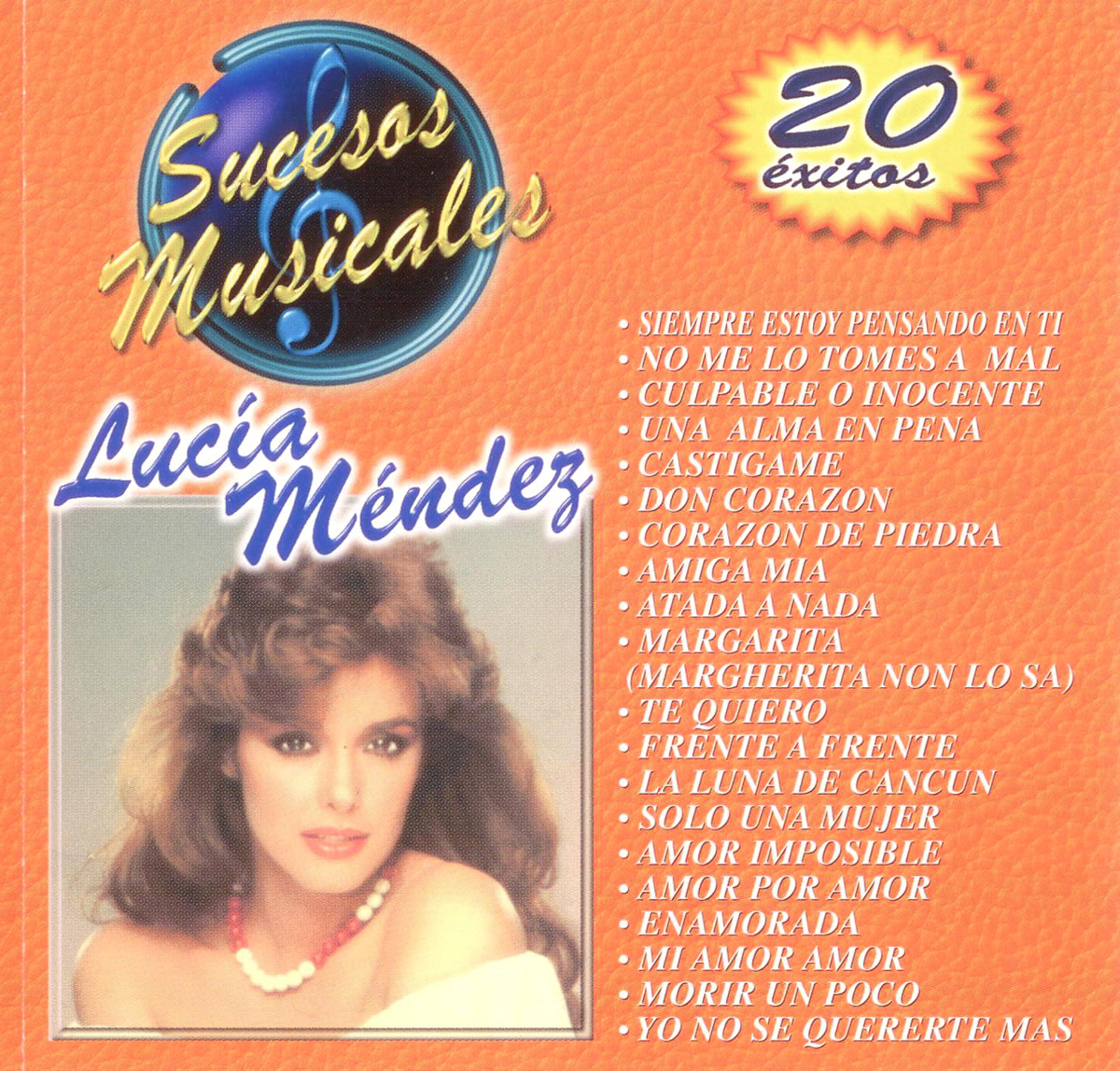 Barricadas Lucía Méndez 1999 Sucesos Musicales. 20 Exitos Barricadas Lucía Méndez 1999 Sucesos Musicales. 20 Exitos