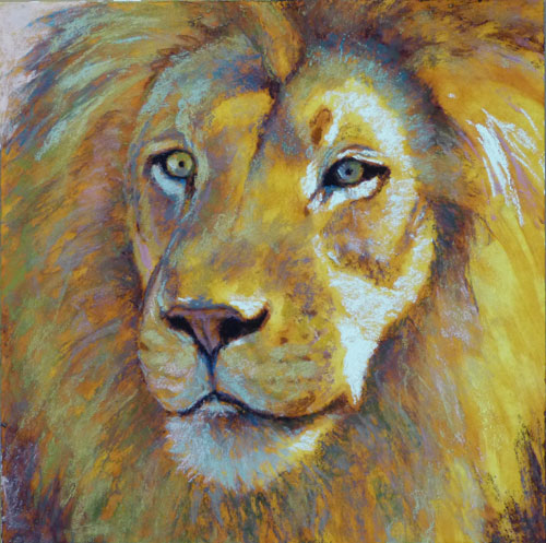 Rita Kirkman's Daily Paintings: Day 16 - L is for Lion