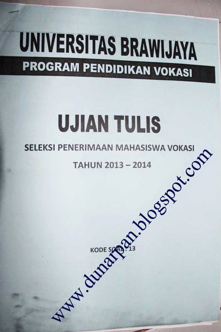 Contoh Soal Vokasi Ub Ilmu Pengetahuan 7