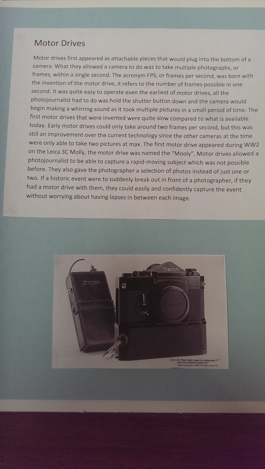 History of Photojournalism Technology Timeline