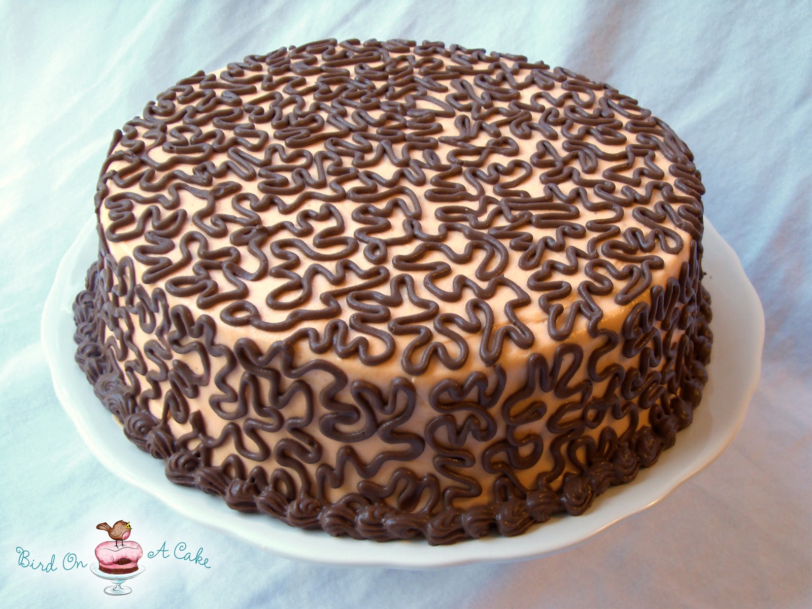 Bird On A Cake Cornelli Lace &amp; Chocolate Pumpkin Cake