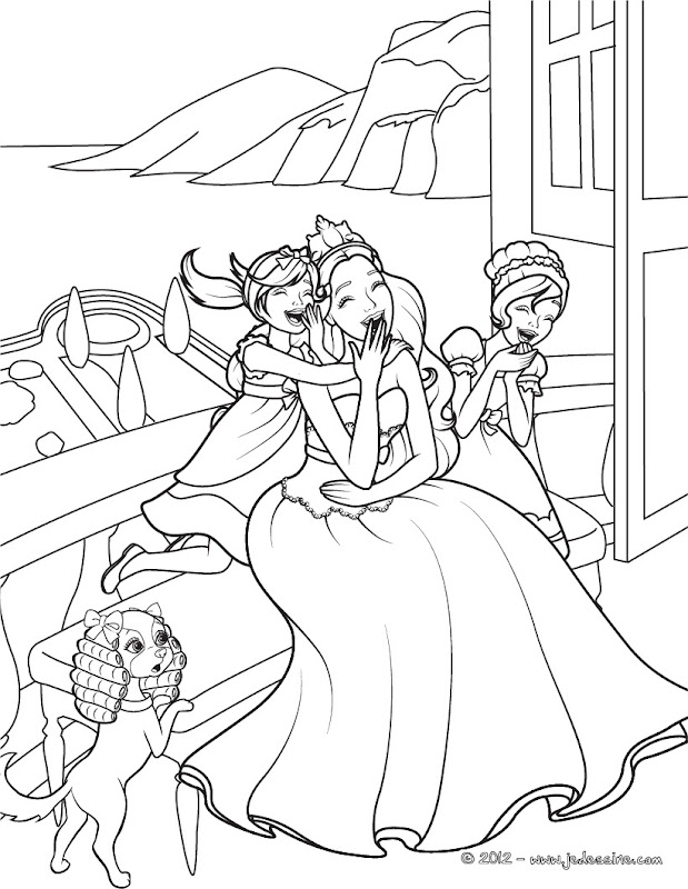 Island Princess Coloring Pages 28 Images Colouring Barbie