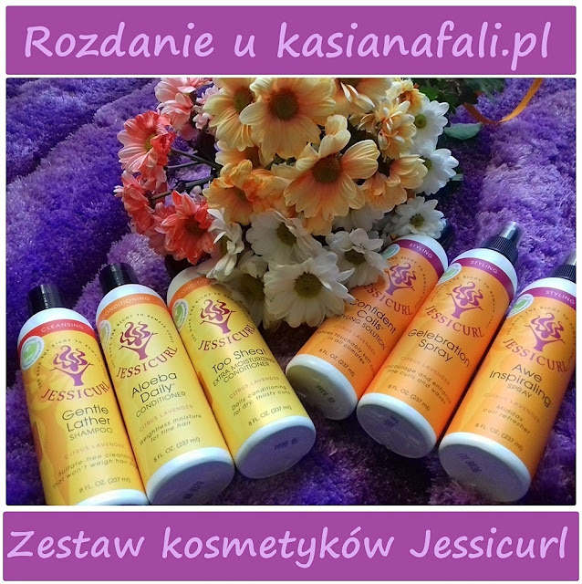 Rozdanie u kasianafali.pl - kosmetyki do włosów falowanych i kręconych Jessicurl