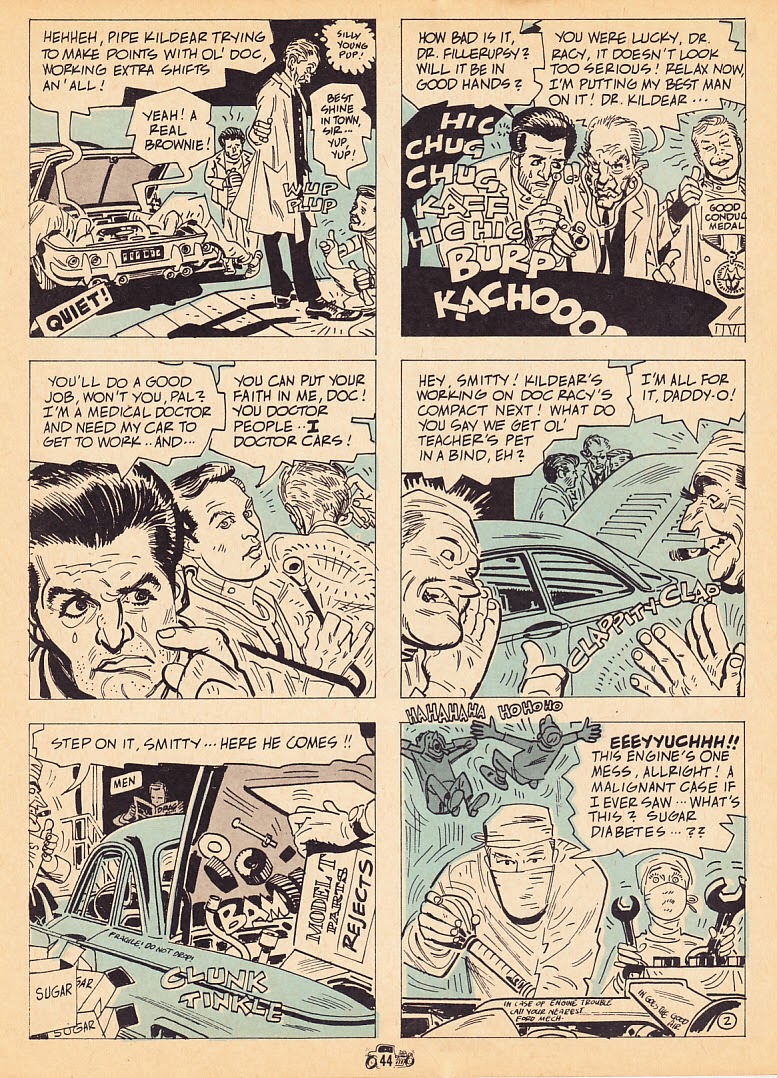 The ALEX TOTH archives: TOTH - DRAG cartoons 02 The Tell Tell Car + Dr ...