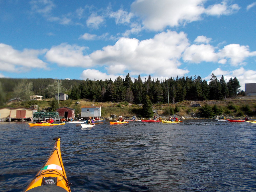 My Newfoundland Kayak Experience Club paddle in Aquaforte