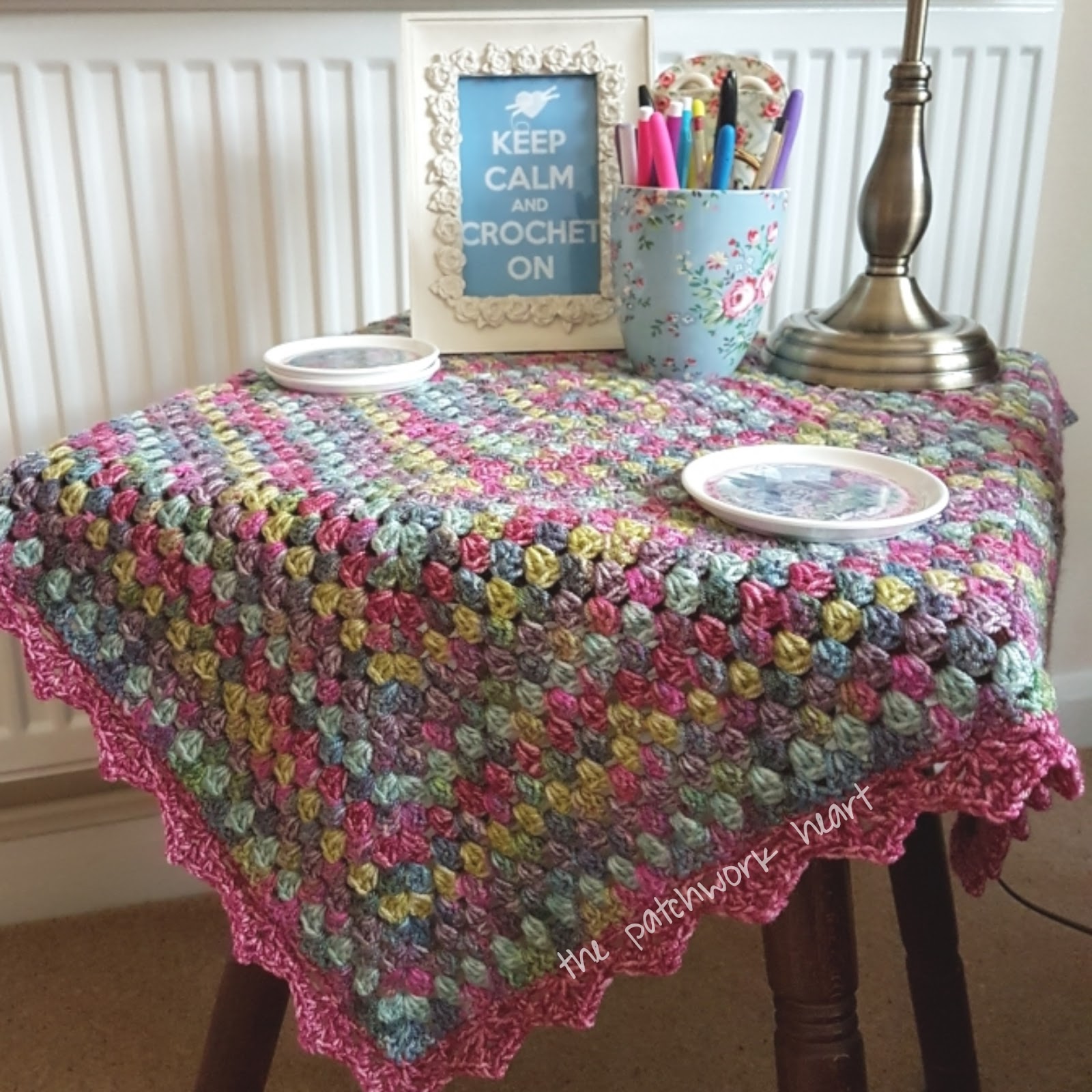 The Patchwork Heart Stylecraft Blog Tour 2017 Granny Square Tablecloth