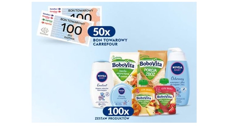 Wygraj 1 ze 100 zestawów produktów dla dzieci Konkurs