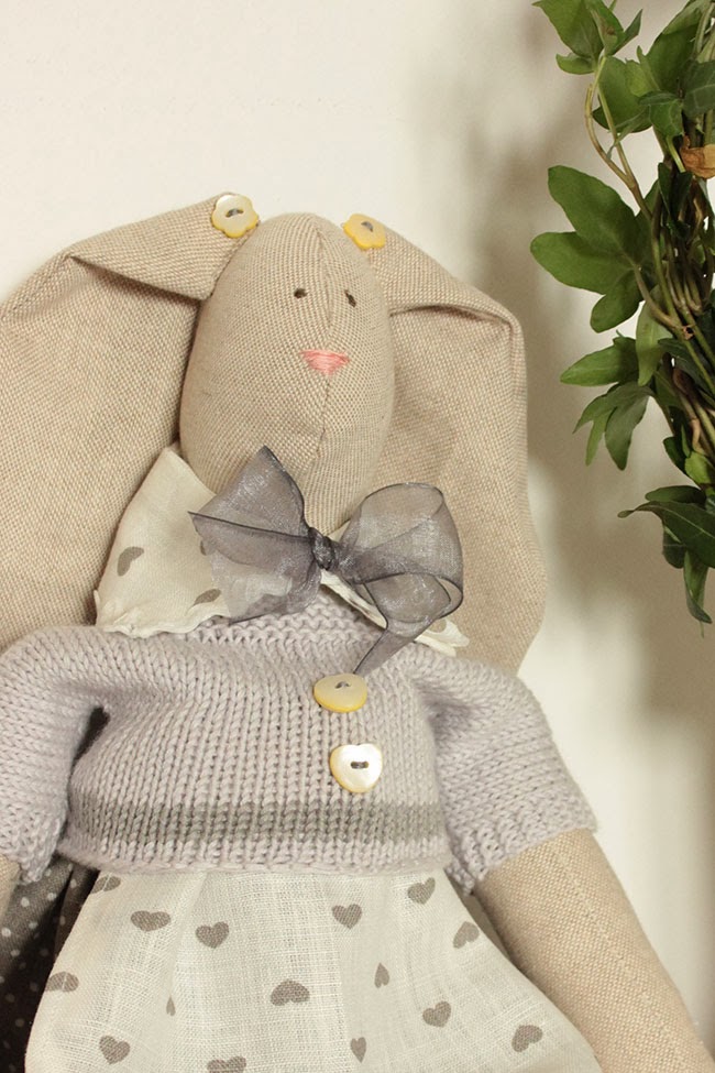 DIY e craft una coniglietta handmade Inspired Home Interiors