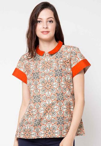 Model Baju Batik Atasan Wanita Masa Kini
