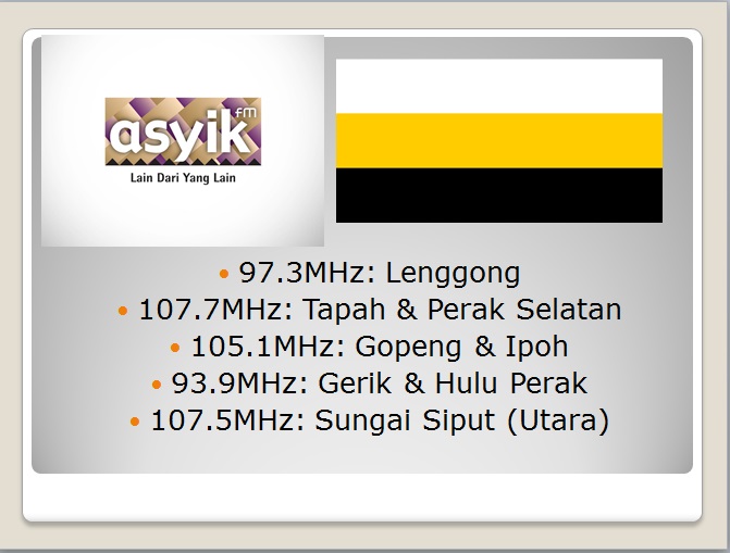 Philip DXing Log Malaysia 飛力浦DX廣播情報局 Suggestion of Asyik FM coverage