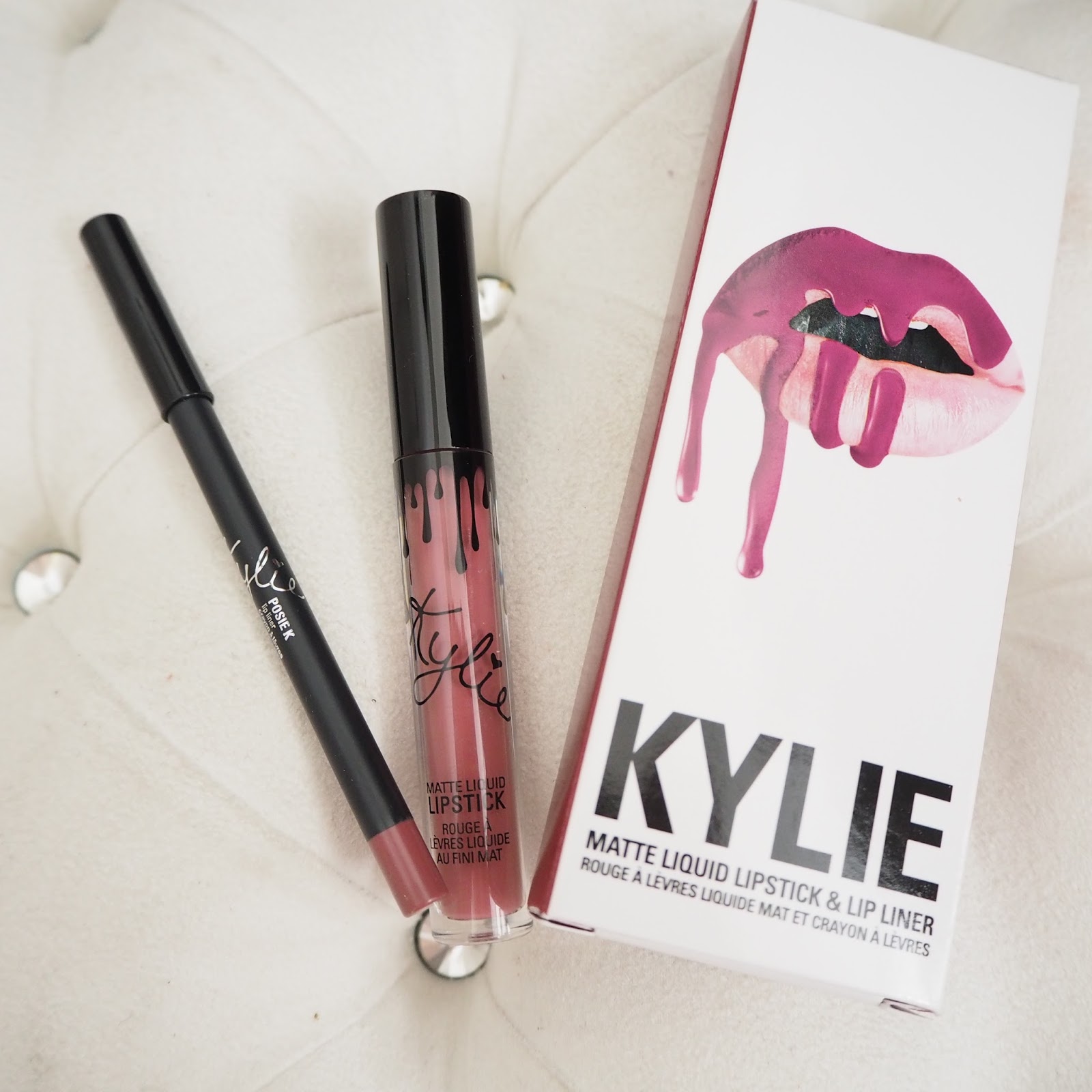 Kylie lip kit in Posie K