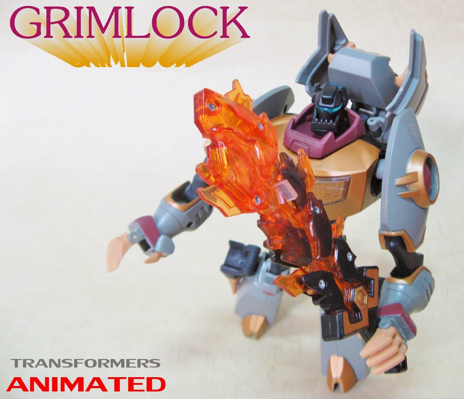Transformers Animated Voyager Grimlock: Action Figure Robot E T-Rex, Import Giapponese - 3