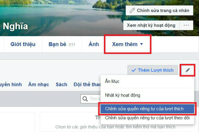 Cách ẩn like và comment trên facebook ẩn like và comment trên facebook 2