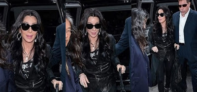 Cher on her way to 106.7 Lite FM