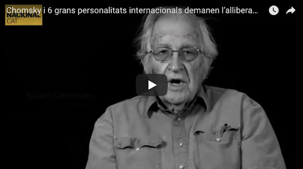 Chomsky y seis personalidades internacionales más piden la liberación de los presos