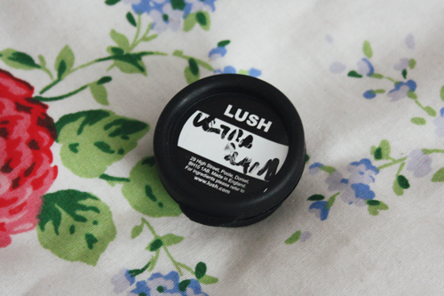 lush cosmetics ultrabland cleanser in a tester pot