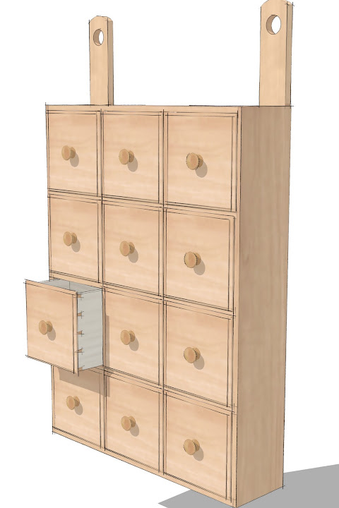  Cabinet designed by Chirs Gochnour [Credit: Fine Woodworking Magazine