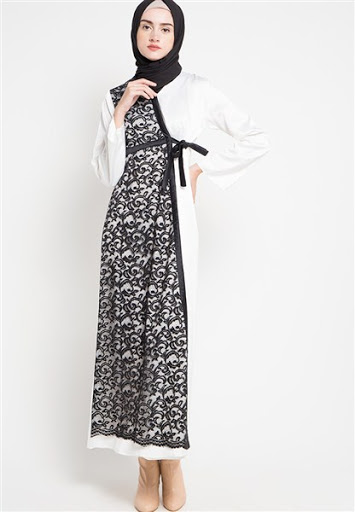 Model gamis brokat terbaru Model gamis brokat terbaru