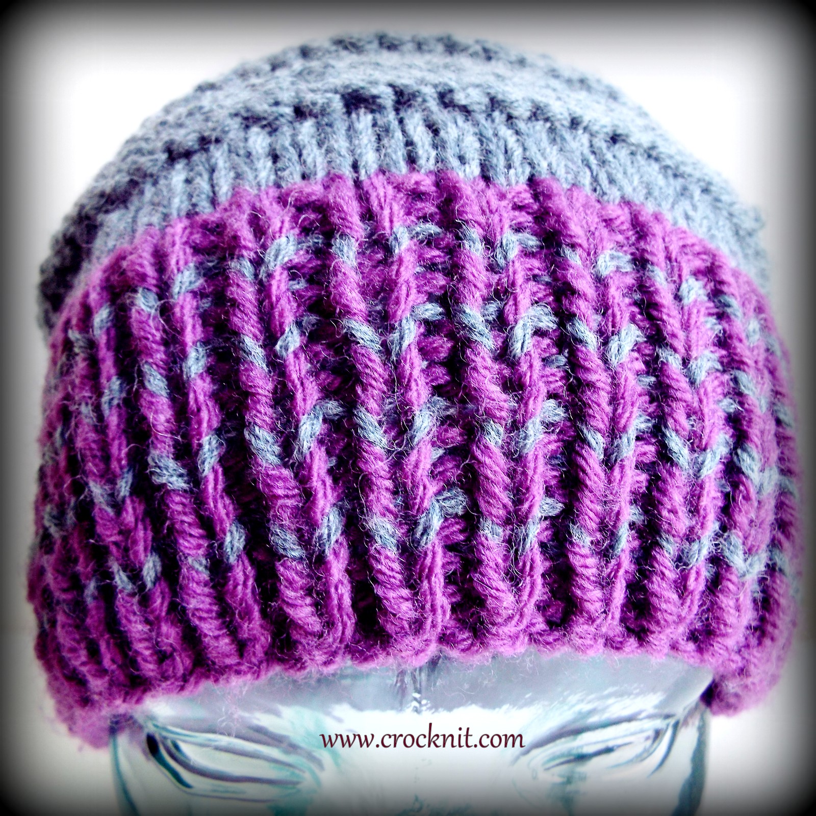 MICROCKNIT CREATIONS BUZZ BUZZ Knit Slouchy Hat
