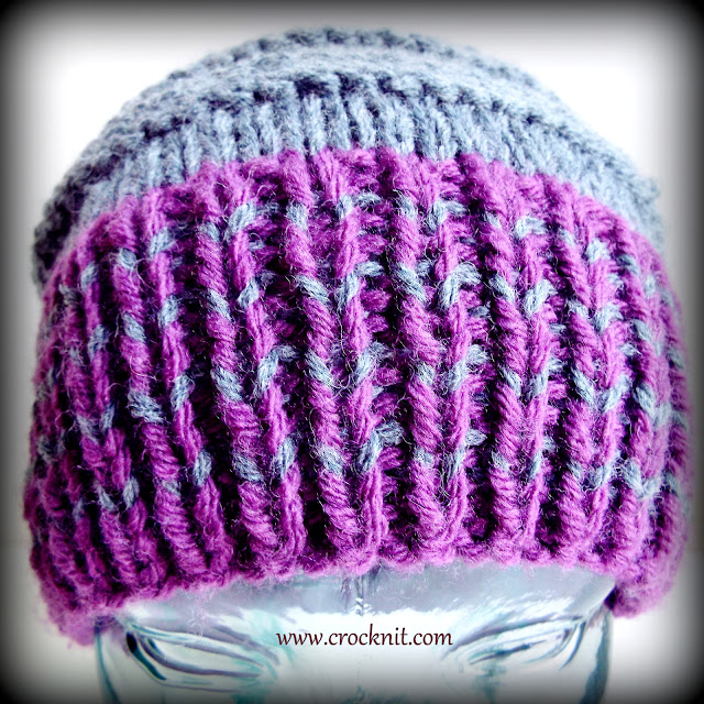 how to knit, knit patterns, free knit patterns, slouchy hats, chunky hats,