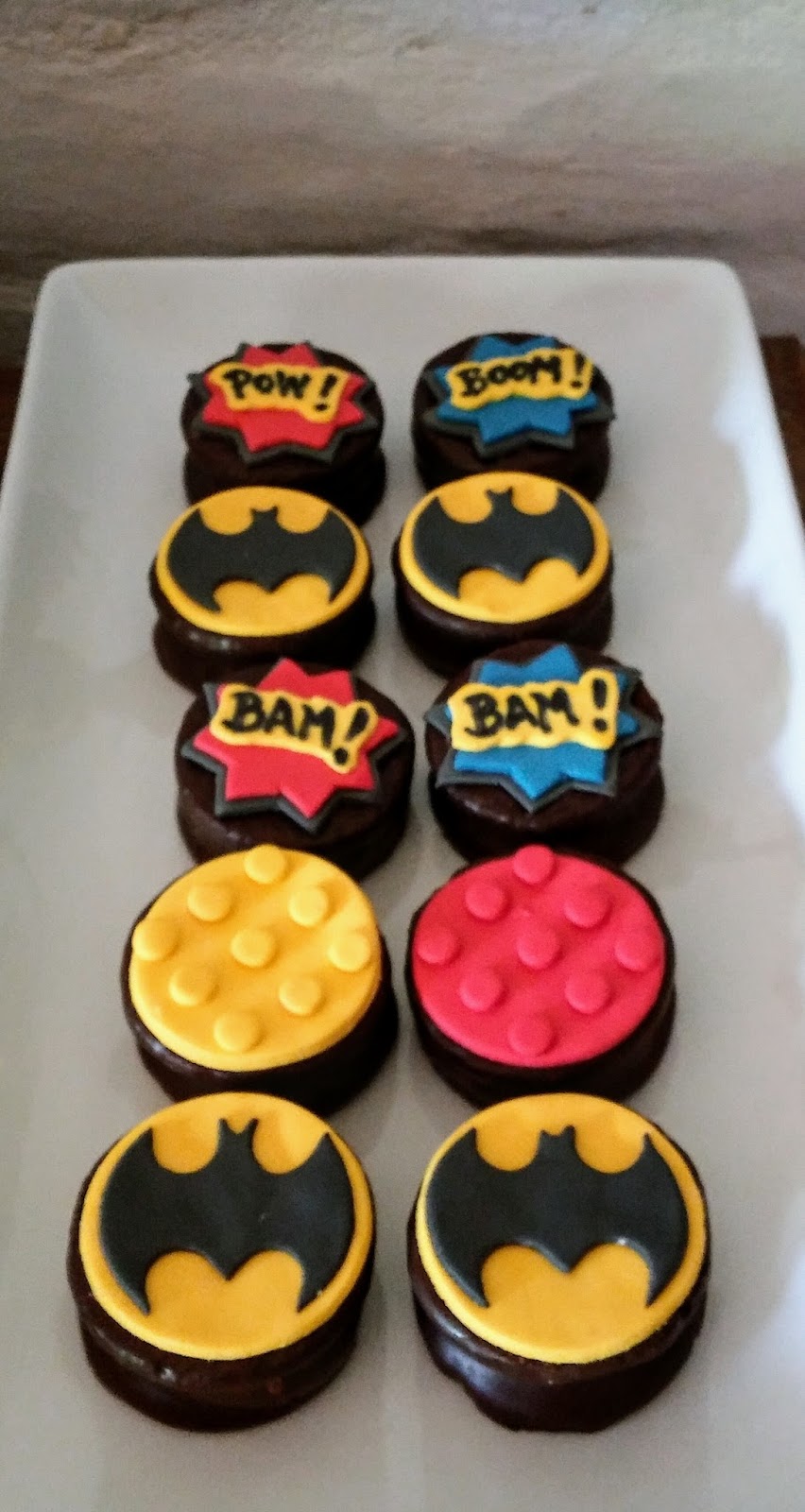 Tortas, cupcakes & cookies: Ositos, Batman lego y Mickey