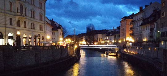 Ljubljanan talvea. Kuva: Arja Kuula-Luumi