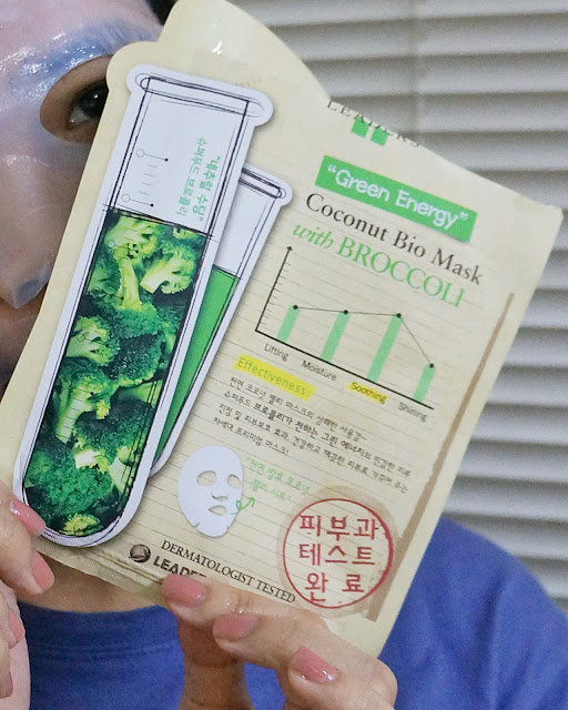 a photo of Leaders Coconut Bio Mask with Broccoli