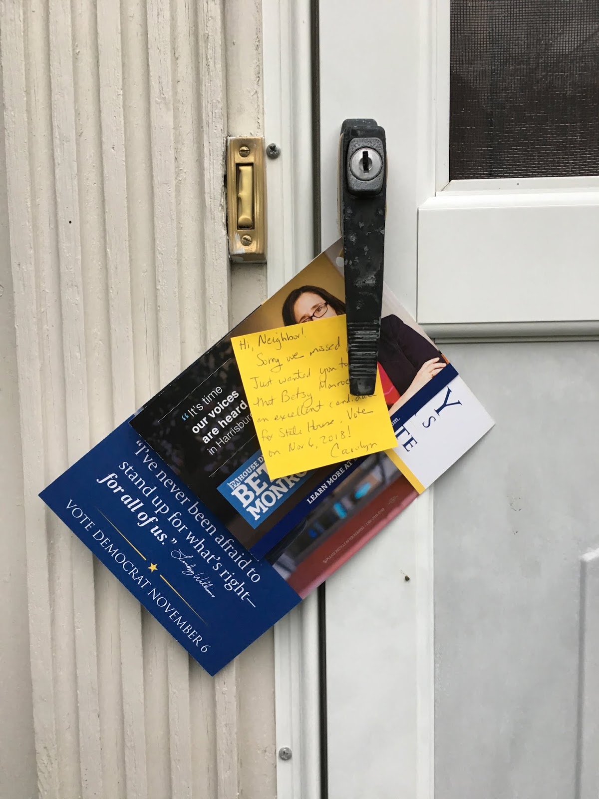 Deep Thoughts of a Common Household Mom Seen while canvassing people