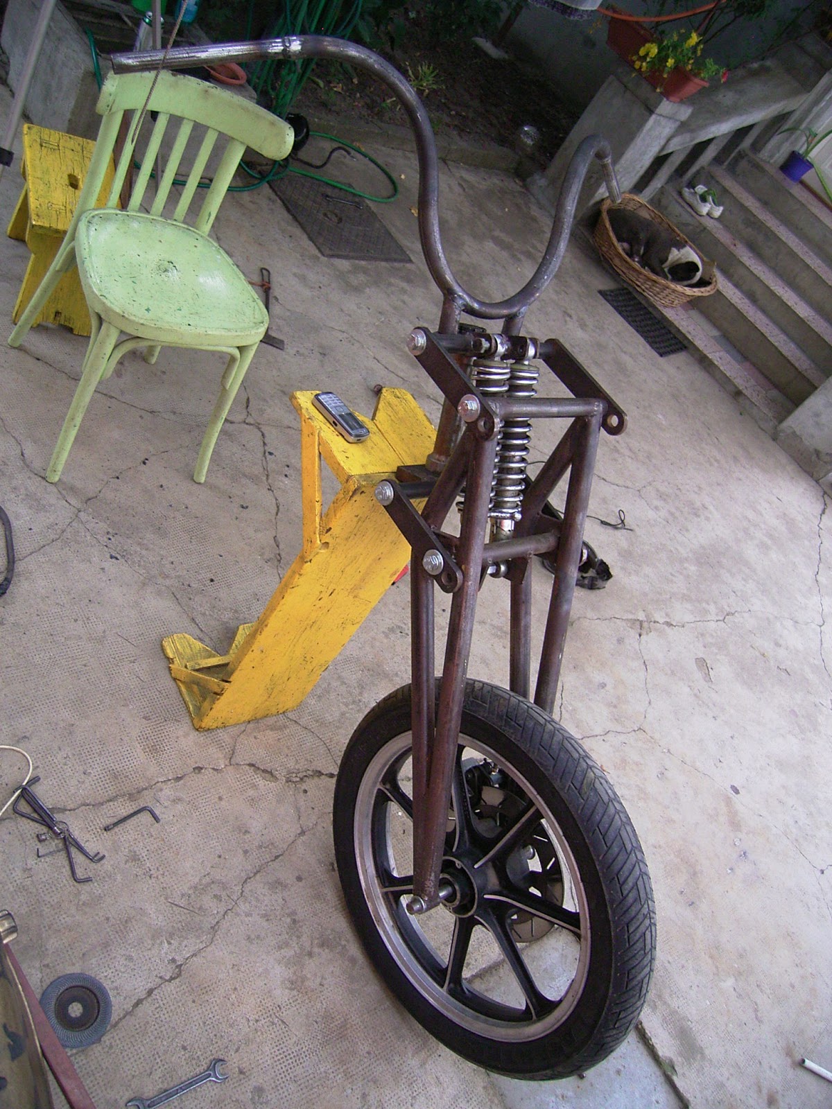 Chopper вилка Girder