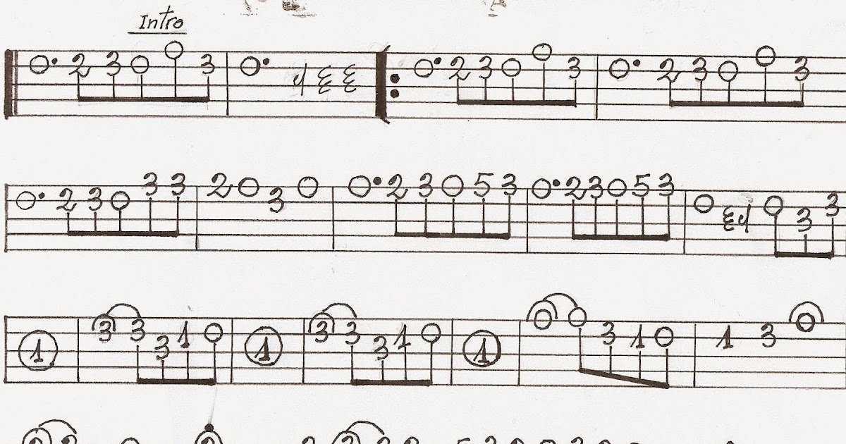 PARTITURAS EN CIFRA PARA BANDURRIA Y