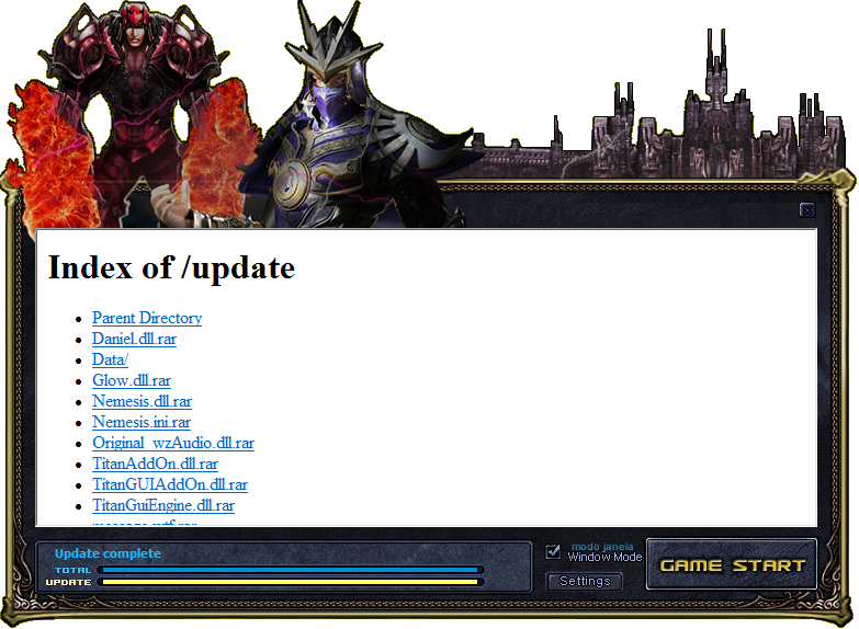 Skins, Custons e adicionais para Mu Online PS 2.1 R3 Free Mu Launcher