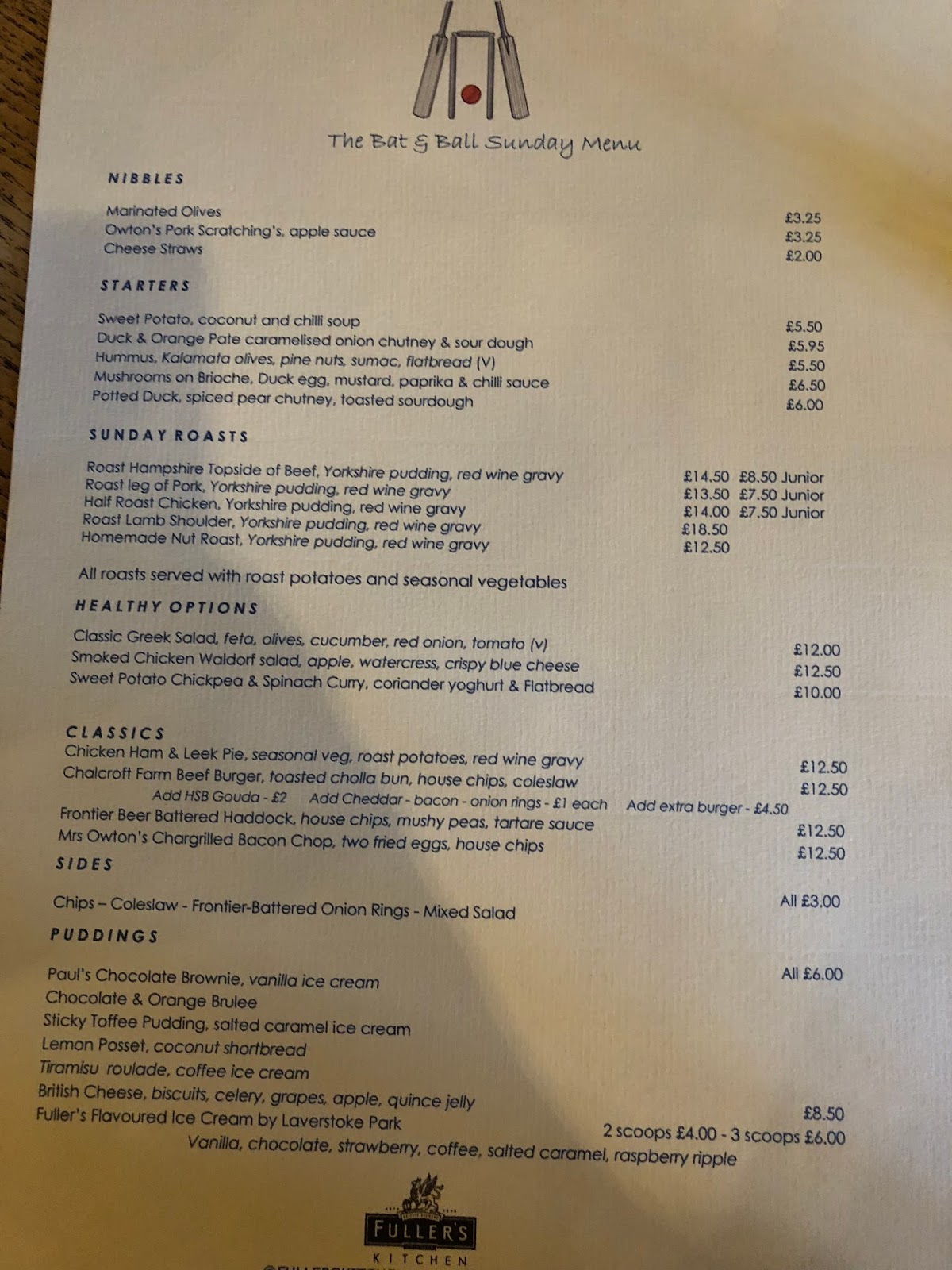 gastrohub THE BAT AND BALL Hyden Farm Lane, Clanfield/Hambledon