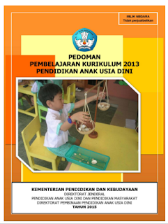 Download Pedoman Pembelajaran Kurikulum 2013 Pendidikan Anak Usia Dini (PAUD)