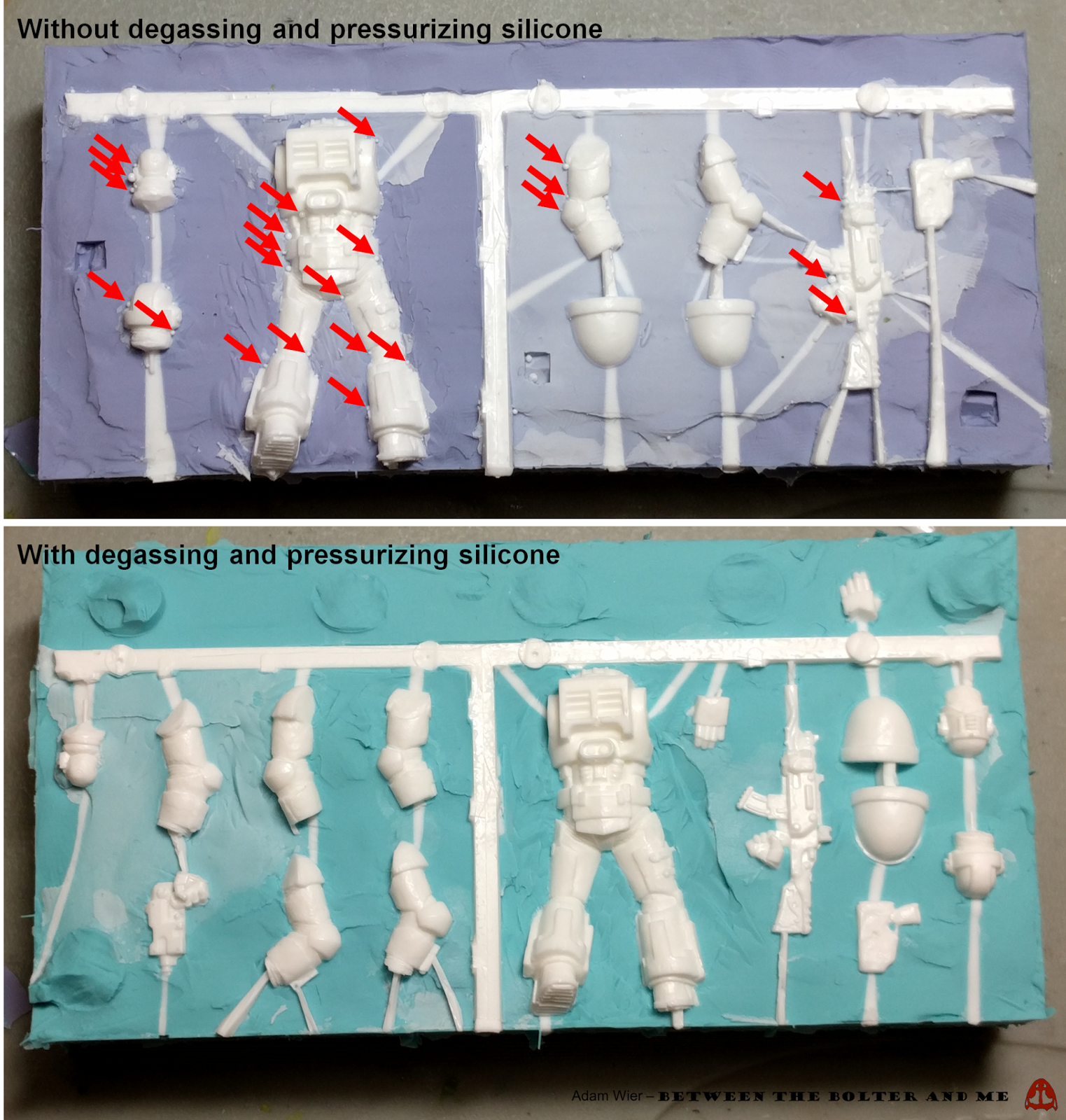 Between the Bolter and Me Ways to improve resin casting pressure and