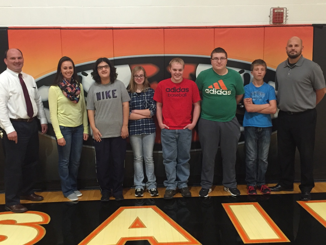 VERSAILLES SCHOOL STAFF DONATES TO SPECIAL OLYMPICS