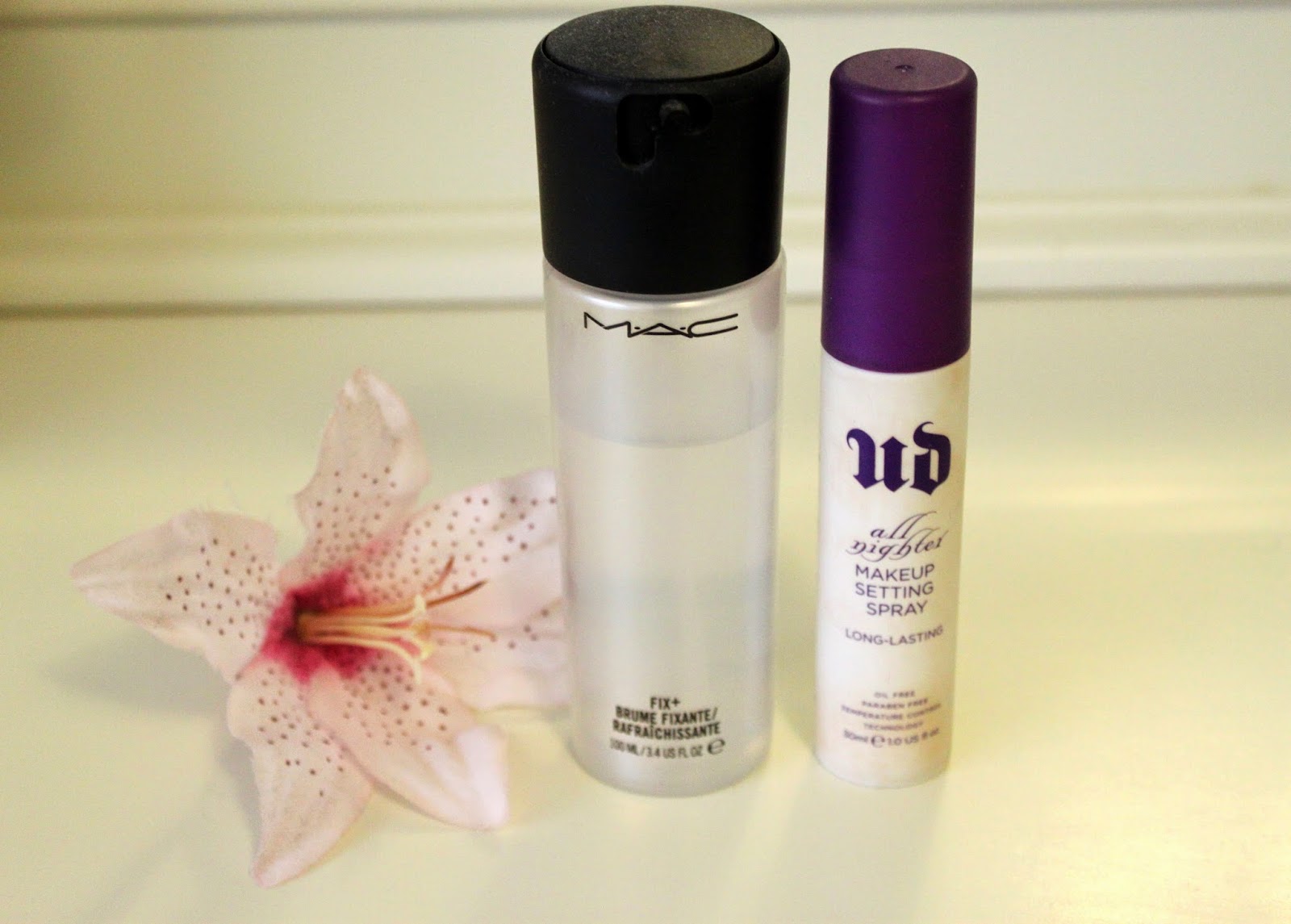 Setting Sprays: MAC Fix + VS. Urban Decay All Nighter  MissRubyRoo 