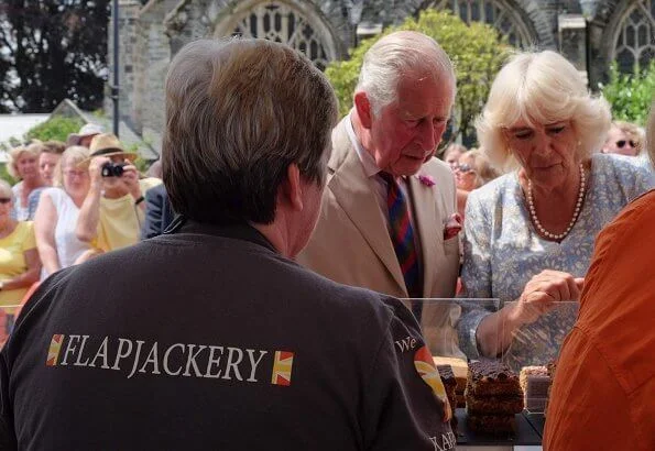 The Duke and Duchess visited Tavistock and attended the town’s Community Festival